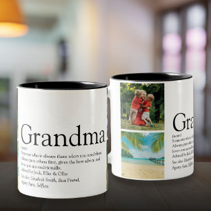 Tasse 2 Couleurs Meilleure Grand-mère, définition de Granny 4 Colla