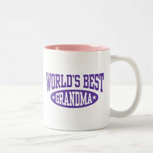 Tasse 2 Couleurs Meilleure grand-mère du monde (Droit)