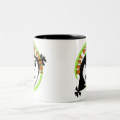 Tasse 2 Couleurs Meilleure grande soeur jamais rétro (Centre)