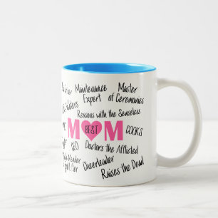 Tasse 2 Couleurs Meilleure Maman - Absolument IRREMPLAÇABLE !