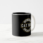 Tasse 2 Couleurs Meilleure Maman de Chat (Devant droit)