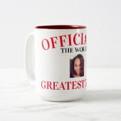 Tasse 2 Couleurs Meilleure maman du monde (Devant gauche)