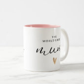 Tasse 2 Couleurs Meilleure Maman du Monde (Devant droit)