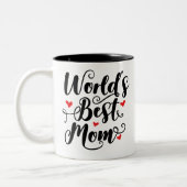 Tasse 2 Couleurs Meilleure maman du monde (Gauche)