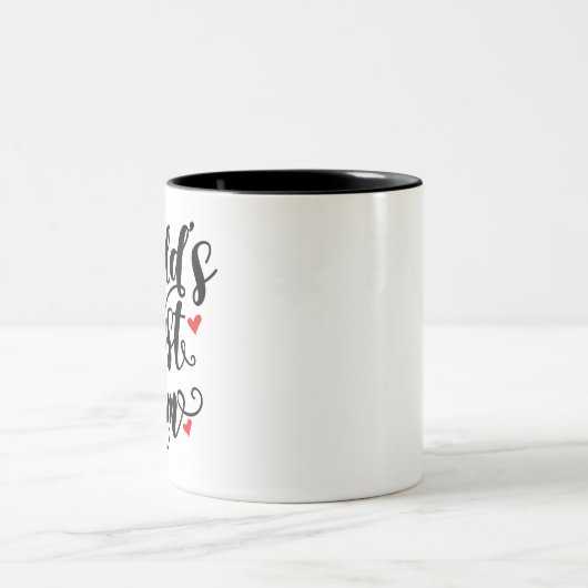 Tasse 2 Couleurs Meilleure maman du monde (Centre)