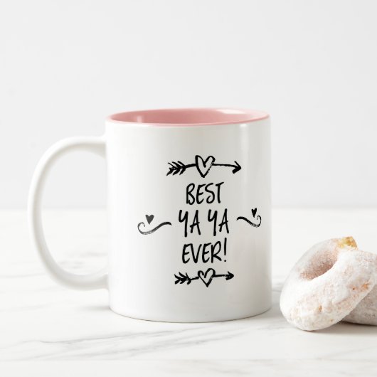 Tasse 2 Couleurs Meilleure Maman du Monde (Avec donut)