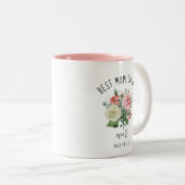 Tasse 2 Couleurs Meilleure Maman En Droit Jamais Deux Tons Café Per (Devant droit)