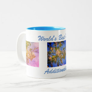 Tasse 2 Couleurs Meilleure maman Fleurs de Criquet Personnalisé