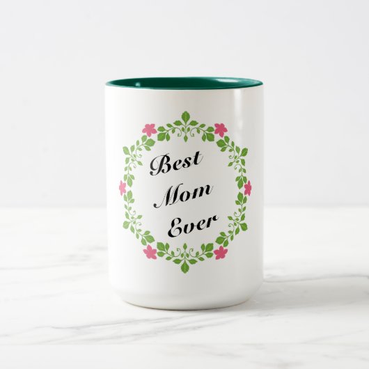 Tasse 2 Couleurs Meilleure maman jamais (Centre)