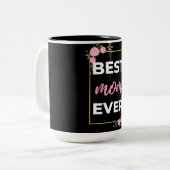 Tasse 2 Couleurs Meilleure maman jamais (Devant gauche)