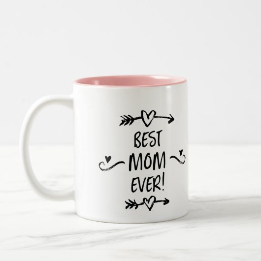 Tasse 2 Couleurs Meilleure maman jamais (Gauche)