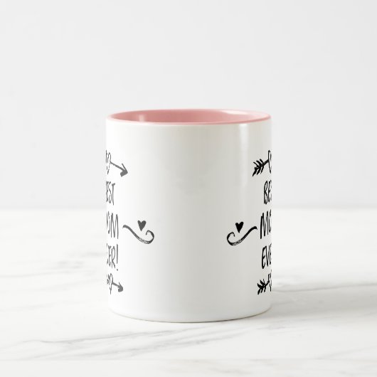 Tasse 2 Couleurs Meilleure maman jamais (Centre)