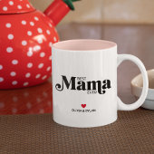 Tasse 2 Couleurs Meilleure maman jamais personnalisée
