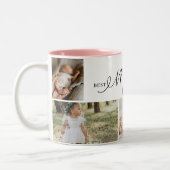 Tasse 2 Couleurs Meilleure Maman Jour Script Mères Jour 5 Photo Col (Gauche)