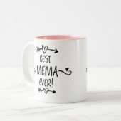 Tasse 2 Couleurs Meilleure Mema de tous les temps (Devant gauche)