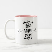 Tasse 2 Couleurs Meilleure Mimi Ever (Gauche)