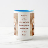 Tasse 2 Couleurs Meilleure Monobrow d'Alpaca (Centre)