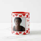 Tasse 2 Couleurs MEILLEURE Photo MUM CANADIENNE (Centre)