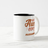 Tasse 2 Couleurs Meilleure tante Eve (Devant droit)