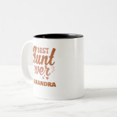 Tasse 2 Couleurs Meilleure tante Eve (Devant gauche)