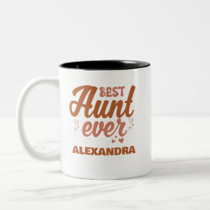 Tasse 2 Couleurs Meilleure tante Eve