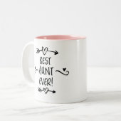 Tasse 2 Couleurs Meilleure Tante Ever (Devant gauche)