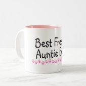 Tasse 2 Couleurs Meilleure tante Ever de Freakin (Devant gauche)