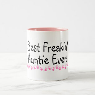 Tasse 2 Couleurs Meilleure tante Ever de Freakin