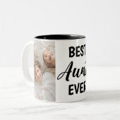 Tasse 2 Couleurs Meilleure tante jamais (Devant gauche)