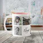 Tasse 2 Couleurs Meilleure tante Jamais mignonne Photo Instagram te<br><div class="desc">Pour la Meilleure Tante Ever : une tasse tendance,  chic,  moderne avec votre collage photo de famille,  message spécial et noms.</div>