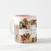 Tasse 2 Couleurs Meilleure Tante Jamais Tante Fille Script Photo Co (Devant gauche)