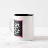 Tasse 2 Couleurs Meilleures soeurs Amis ajouter des noms (Devant gauche)