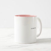 Tasse 2 Couleurs Meilleures Sœurs de cœur par Amour (Devant droit)