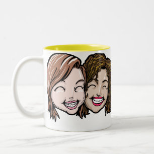 Tasse 2 Couleurs Meilleurs amis