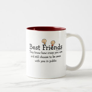 Tasse 2 Couleurs Meilleurs amis
