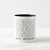 Tasse 2 Couleurs Meilleurs amis (Centre)