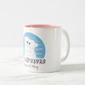 Tasse 2 Couleurs Meilleurs amis pour toujours (Devant droit)