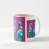 Tasse 2 Couleurs Mélange chaud et cool (Devant droit)