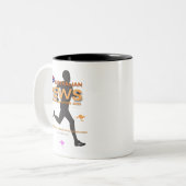 Tasse 2 Couleurs Melbourne Marathon 2025 (Devant gauche)