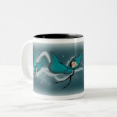 Tasse 2 Couleurs Melelina le logique (Devant gauche)