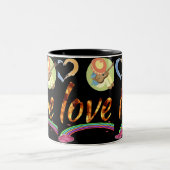 Tasse 2 Couleurs mélodie d'amour (Centre)