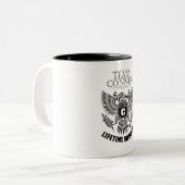 Tasse 2 Couleurs Membre à vie de Team Conner (Devant gauche)