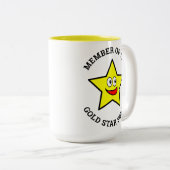 Tasse 2 Couleurs Membre Gold Star Squad (Devant droit)