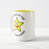 Tasse 2 Couleurs Membre Gold Star Squad (Devant gauche)