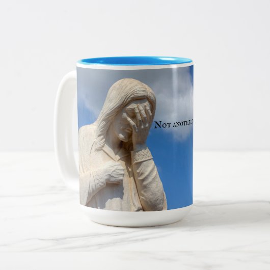 Tasse 2 Couleurs Même Jésus A Ses Limites Drôle Papa Blagues Ajoute (Devant gauche)