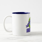 Tasse 2 Couleurs Mémé la plus géniale du monde (Gauche)