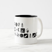 Tasse 2 Couleurs Même les ALIENS ont besoin d'un verre. (Devant droit)