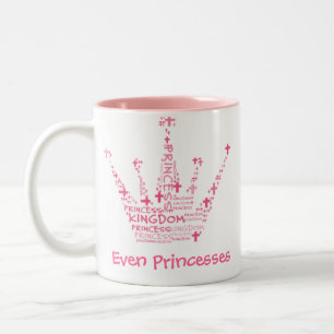 Tasse 2 Couleurs Même princesses Need Coffee