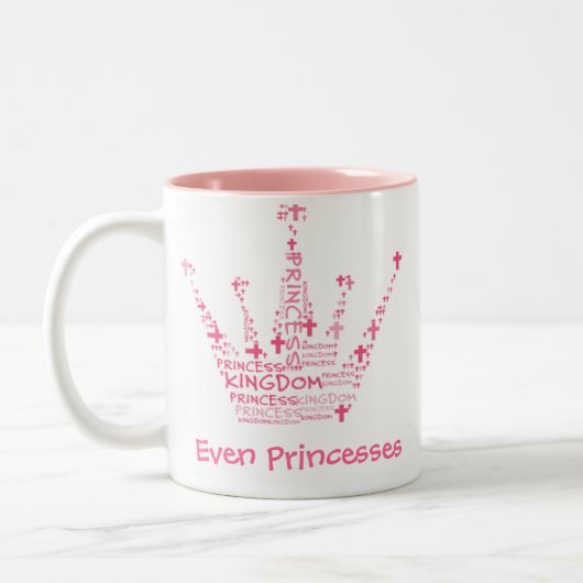 Tasse 2 Couleurs Même princesses Need Coffee (Gauche)