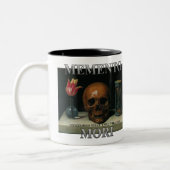 Tasse 2 Couleurs Memento Mori - Rappelez-vous que vous allez mourir (Gauche)